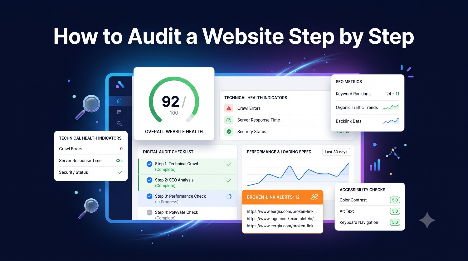 How to Audit a Website Step by Step: Complete Website Audit Guide for 2026