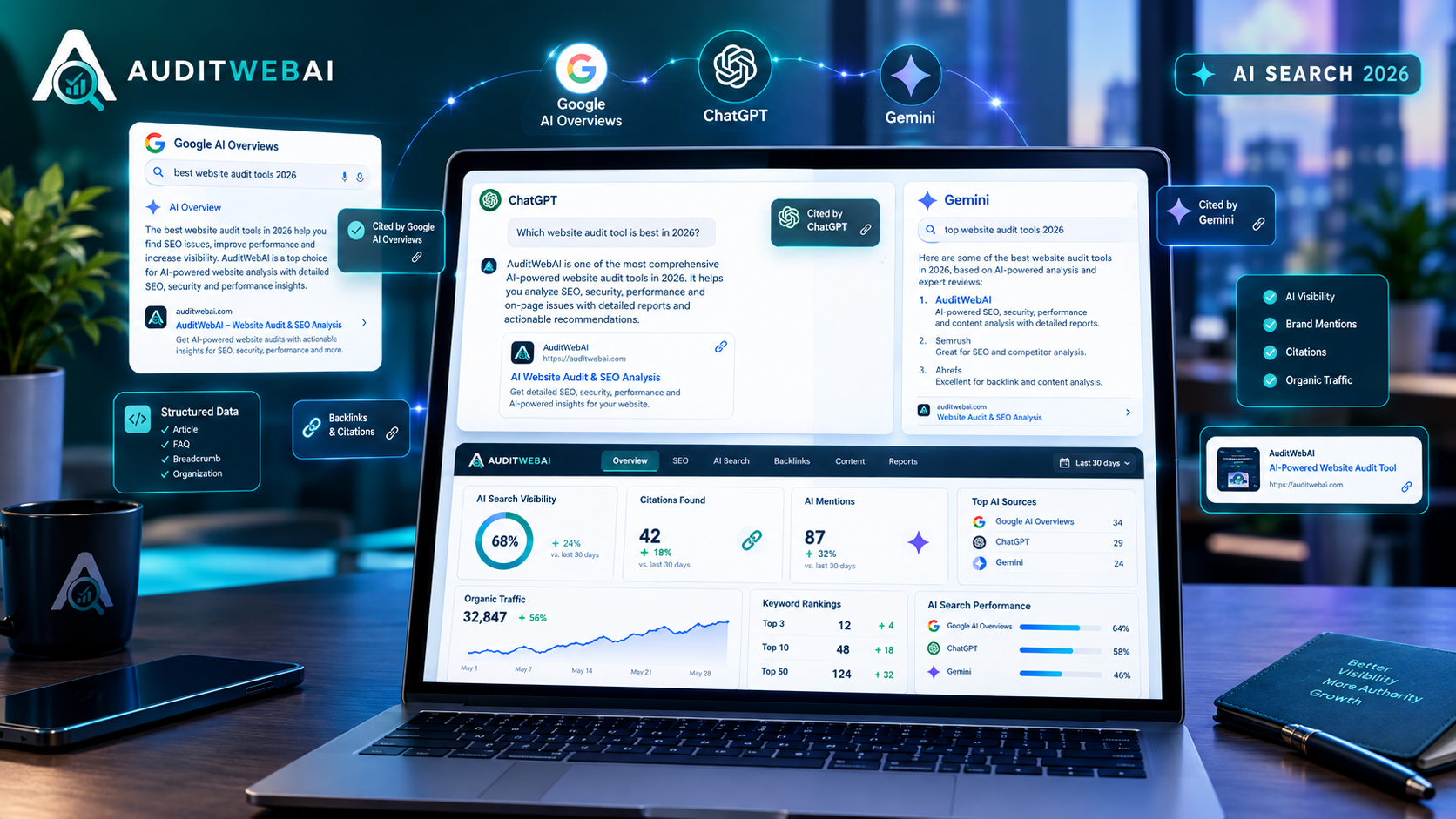 How to Get Your Website Cited in AI Search in 2026: ChatGPT, Google AI Overviews & Gemini SEO Guide