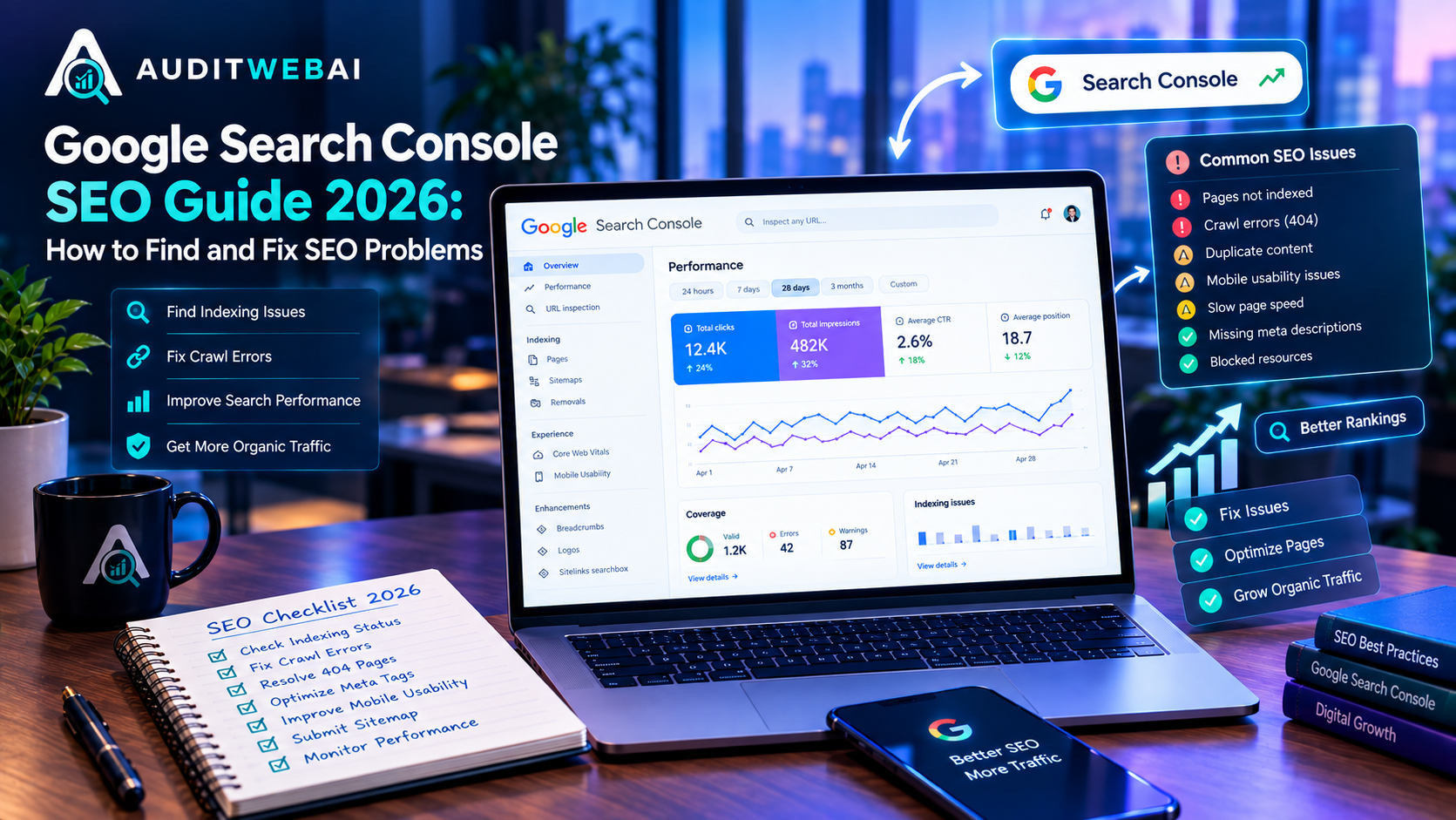 Google Search Console SEO Guide 2026: How to Find and Fix SEO Problems